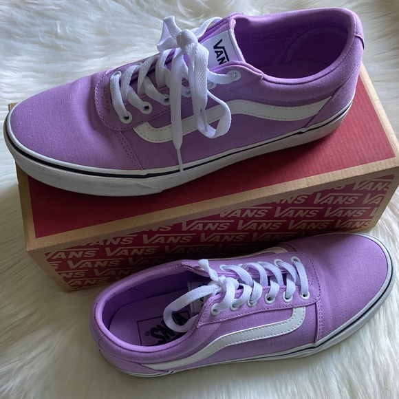 Vans Ward Canvas Lavender Women's Sneaker Skate Shoes, Size 10 - Picture 8 of 8